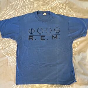 Vintage 80's REM "Metal" Tour T-shirt, Size XL